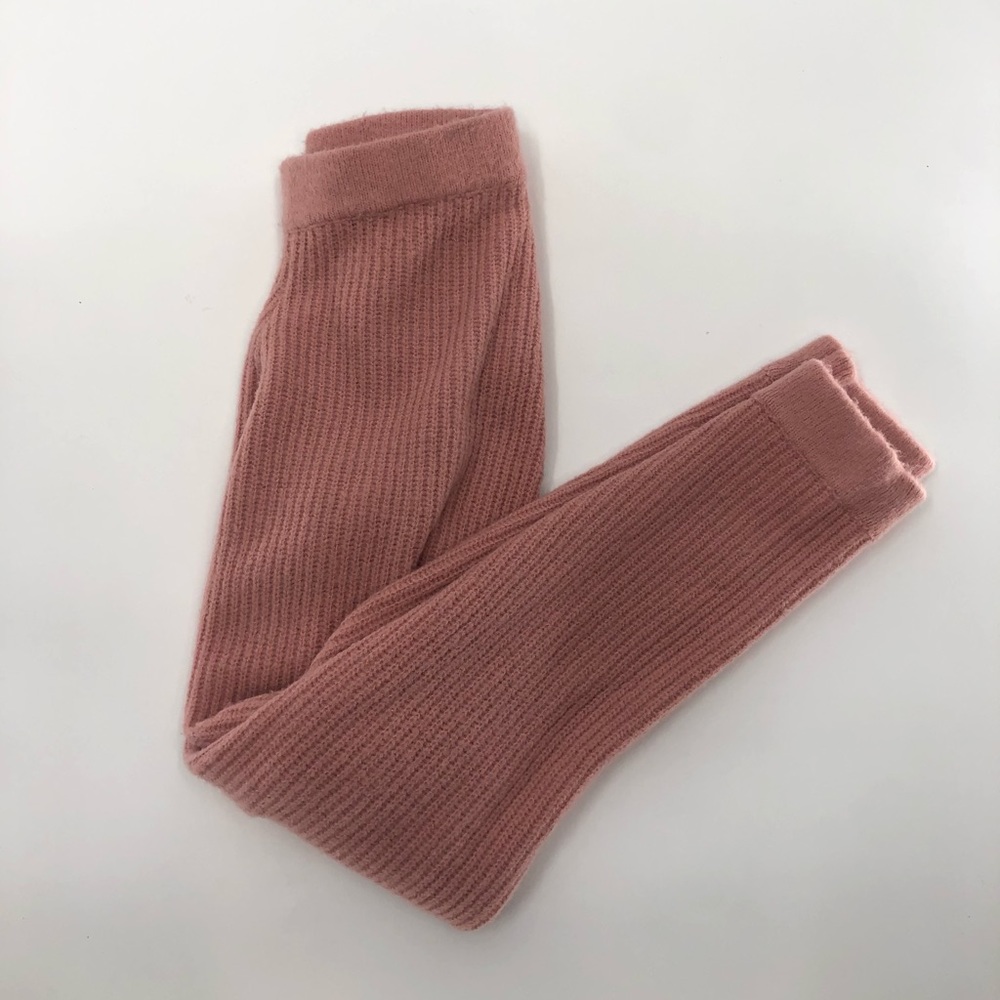 Missguided blush pink sweater material joggers